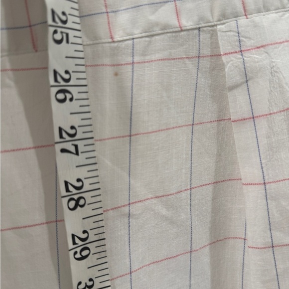Frank & Eileen Fiona Sleeveless Button-Up Collared White Plaid Cotton Shirt XS - Picture 11 of 15